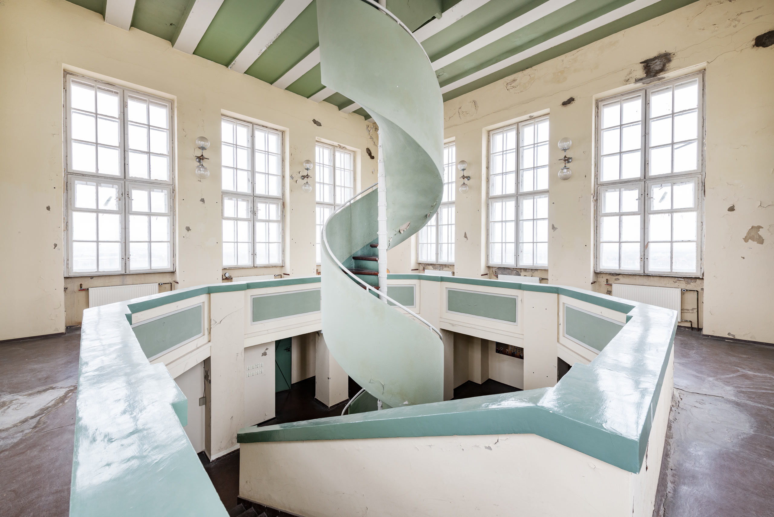 Innenraum mit Treppe 