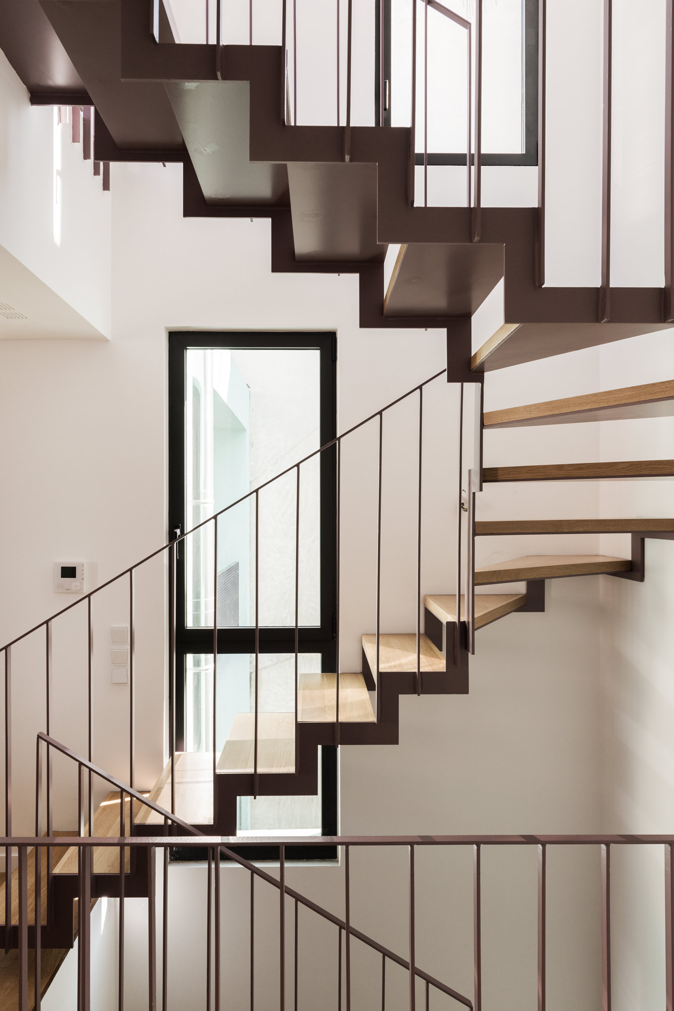 Detailfoto eines Treppenhauses 