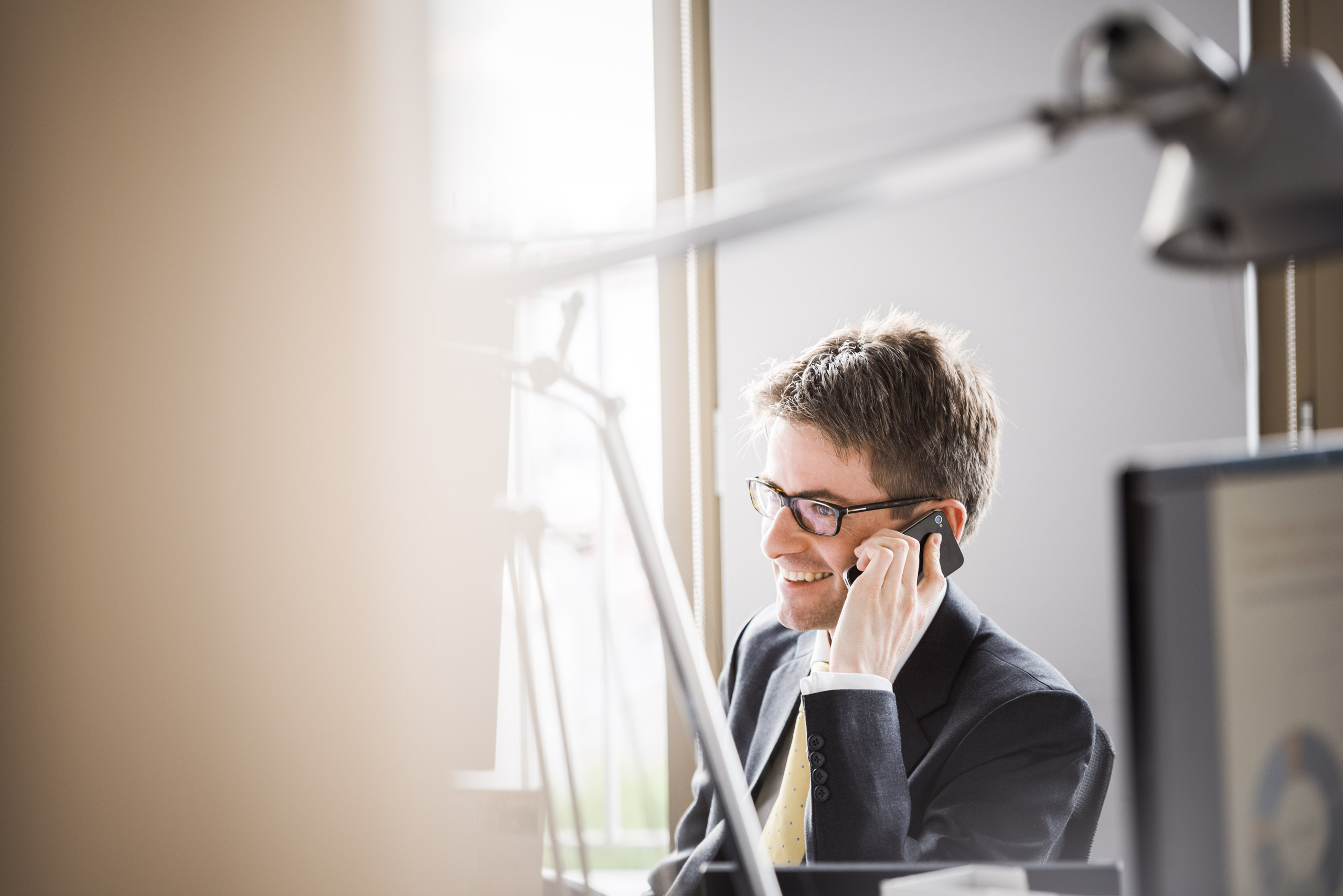 Arbeitssituation in einem Büro 