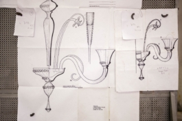 Werkstatt für Glaslüster in Venedig 