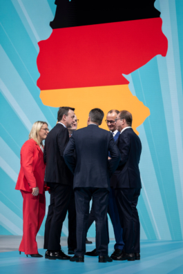 Reportage auf Parteitag 