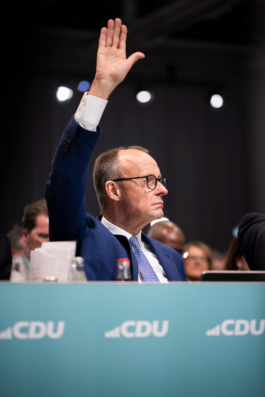 Reportage auf Parteitag 