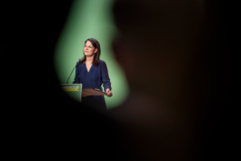 Baerbock hält Rede auf Parteitag 